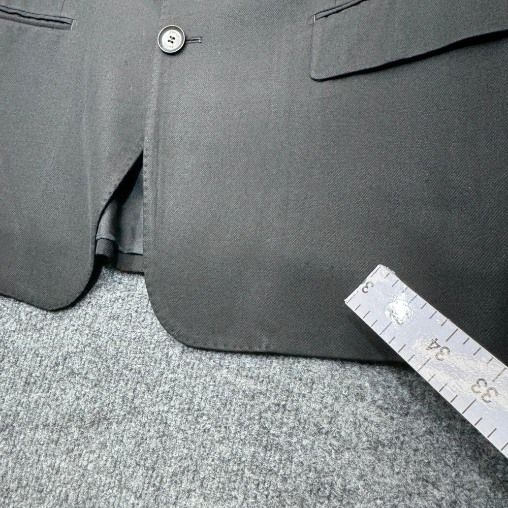 Gucci Blazer Mens 40 Black 2 Button Jacket Luxury Designer Formal 19940 Uniform